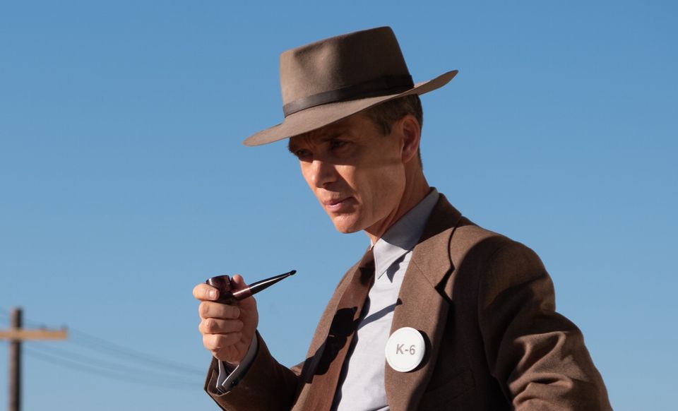Cillian Murphy with his pipe in 'Oppenheimer'. Photo: Universal