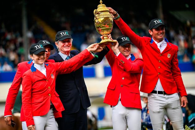 USA claim Aga Khan Trophy as Ireland’s showjumpers pipped to second at Dublin Horse Show