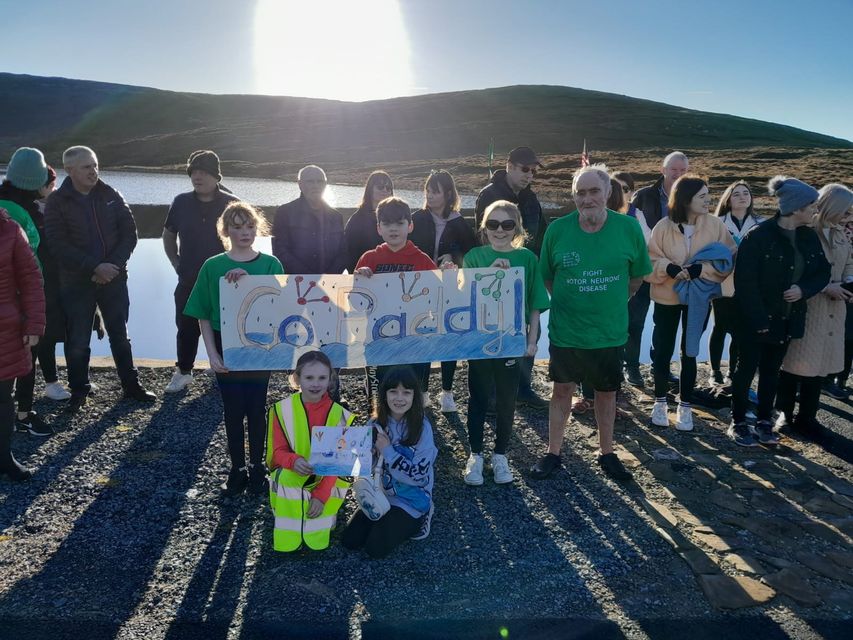 Paddy and his supporters begin a new challenge.