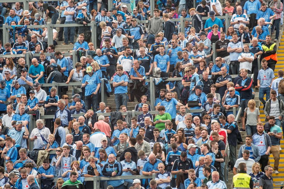 Sunday 12 July 2015. Croke Park. Leinster FInal, Dublin v Westmeath. Crowd.