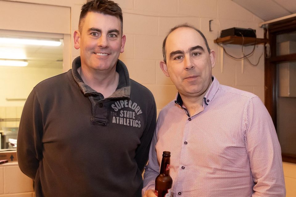 Good Counsel College class of 1999 reunion. From left; Conor Conway from Mullinavat and Martin Kenneally from Mullinavat. Photo; Mary Browne