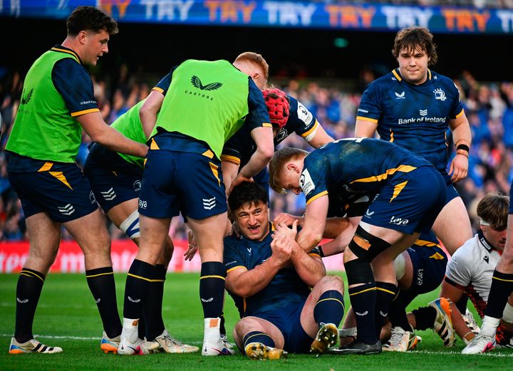 Leinster stay alive in Champions Cup after chaotic last 16 victory over Edinburgh