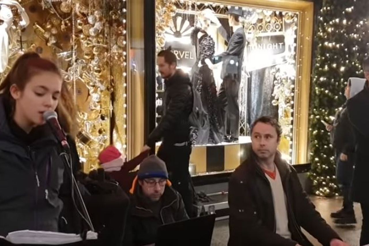 WATCH: Allie Sherlock (13) lights up Grafton Street with stunning new  Christmas carol | Irish Independent