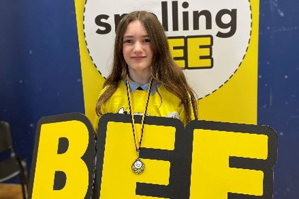 County Sligo spelling champion, Grace Shanahan.