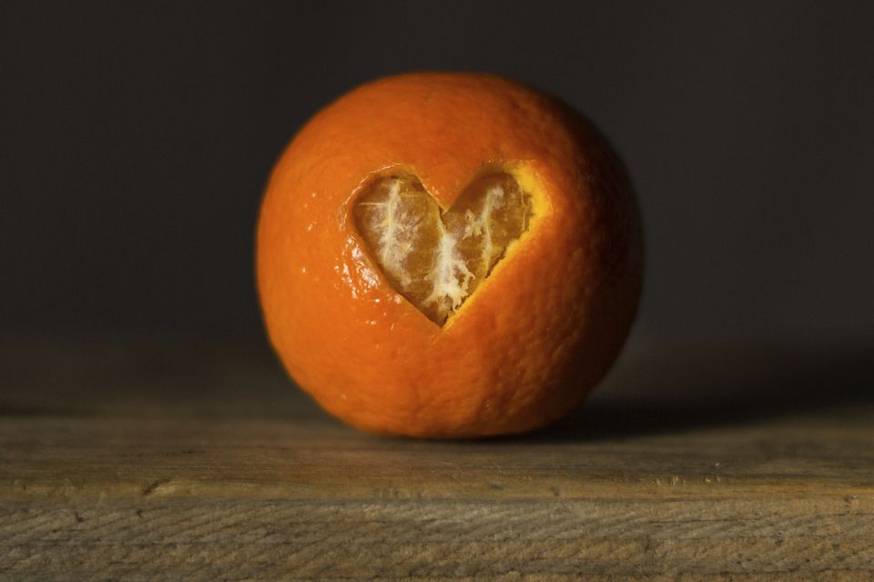 Peeling an orange for your partner has been called the ultimate gift of love. Photo: Getty