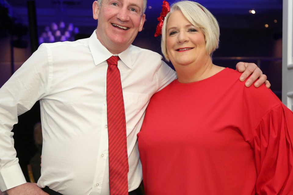 Jim Donovan and Norma Taylor ready to go on stage at Strictly Come Dancing Castlemagner