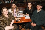thumbnail: Clare Doyle, Yualla Borishchuk, Mary Beth Mooney and Robin Mooney were at the table quiz in aid of the Gorey Community School Theatre and Dininghall fund in the Loch Garman Arms Hotel on Wednesday evening. Pic: Jim Campbell