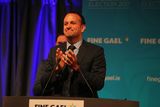 thumbnail: Leo Varadkar at the Mansion House minutes after being elected the new leader of Fine Gael