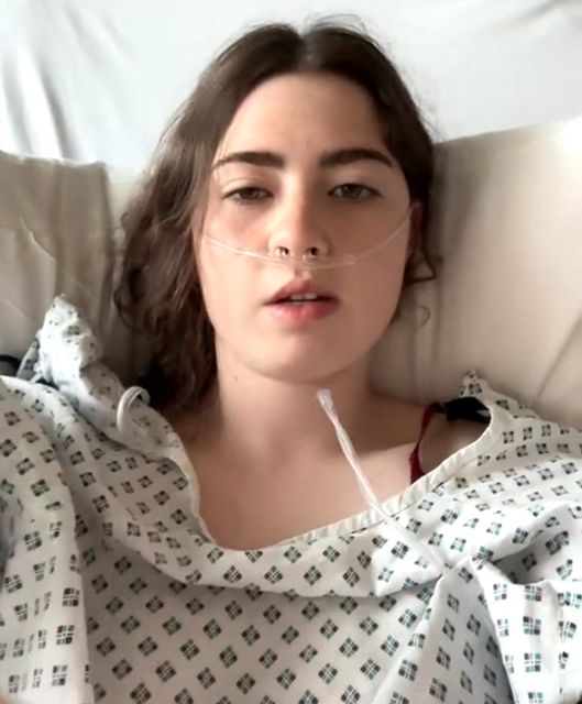 Caoimhe Graham posts from her hospital bed