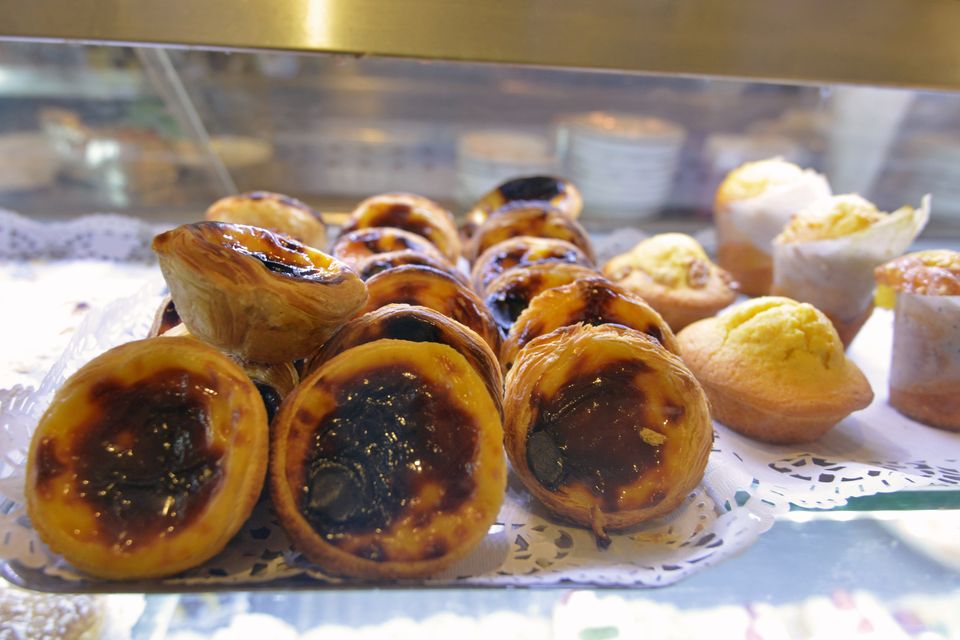 Pastéis de nata in a Lisbon café. Photo: Pól Ó Conghaile
