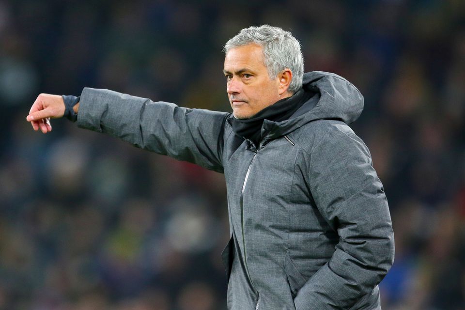 Jose Mourinho rang the changes as his side team Huddersfield
