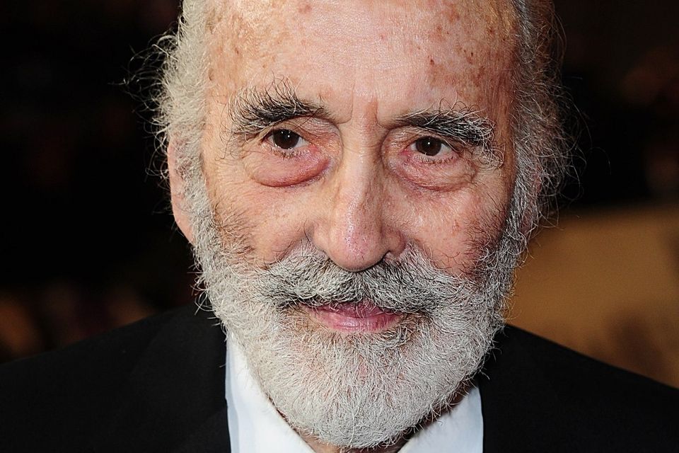 Sir Christopher Lee played Saruman the White in the Lord Of The Rings films