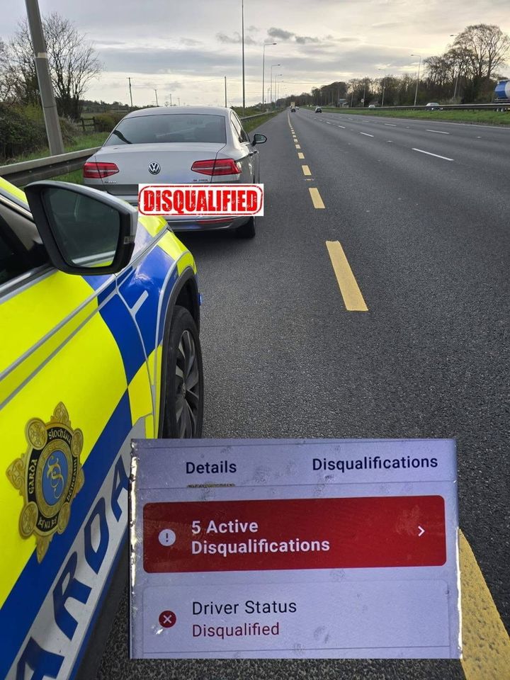 Motorist caught behind the wheel in Kildare was already serving 75-year driving ban