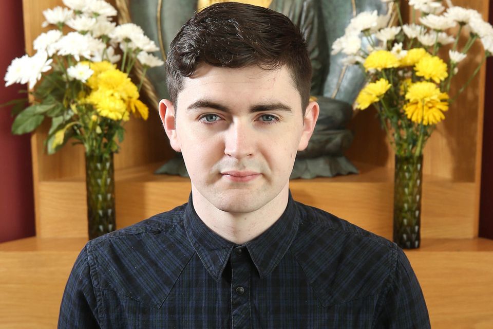 Daniel Canning at the Dublin Buddhist Centre. Photo: Damien Eagers