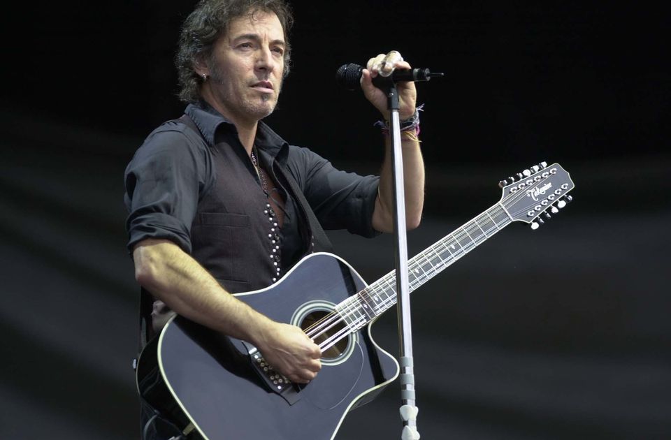 Bruce Springsteen, playing with The E Street Band at the Royal Dublin Society music venue in 2003 (Haydn West/PA)