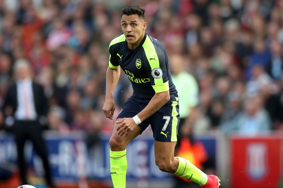 Alexis Sanchez has been out with an abdominal injury