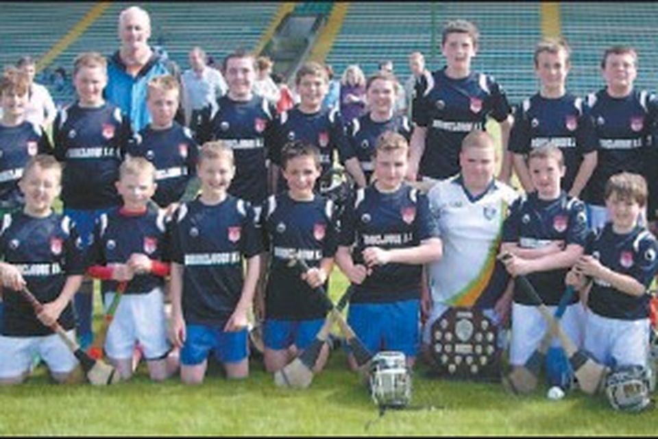 The Dromclough NS team who won the Cumann na mBunscoil Division Two final against Dingle recently.