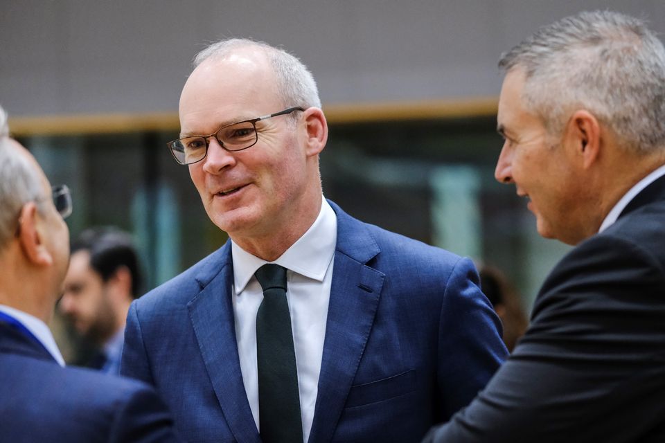 Simon Coveney, Minister for Enterprise, Trade and Employment, attends an EU trade ministers' meeting in Brussels on Monday 27 November, 2023. Copyright: European Union