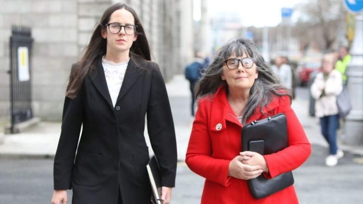 Martina and Ammi Burke arrested at Castlerea Prison where Enoch is currently in custody