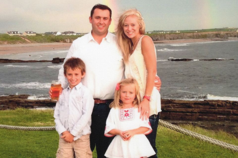 Jason Corbett and Molly Martens Corbett (top) with Jack and Sarah Corbett-Lynch (bottom). Photo: Courtesy of Netflix © 2025