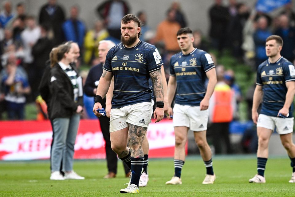 Andrew Porter after the 2023 Champions Cup final defeat to La Rochelle.