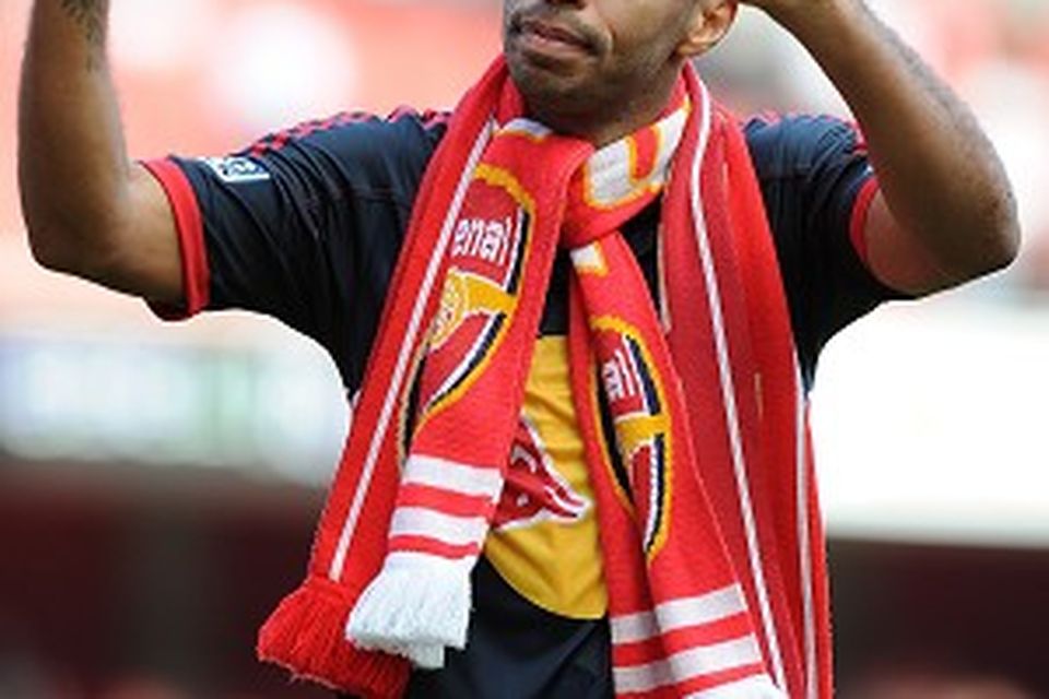 Thierry Henry signed New York Red Bulls shirt