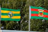 thumbnail: Kerry and Mayo flags fly outside the Gaelic Grounds, Limerick, ahead of the GAA Football All-Ireland Senior Championship Semi-Final Replay