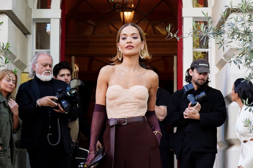 Rita Ora arrives for the official launch event for her new hair care brand in Clerkenwell, London (Ian West/PA)