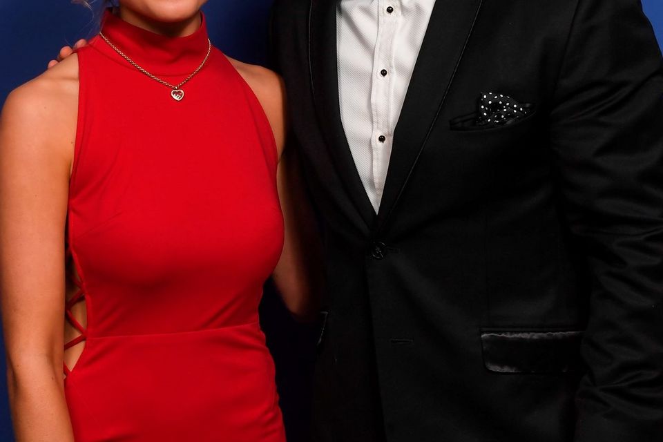 Jess Redden and Rob Kearney pictured at the 2016 Leinster Ball