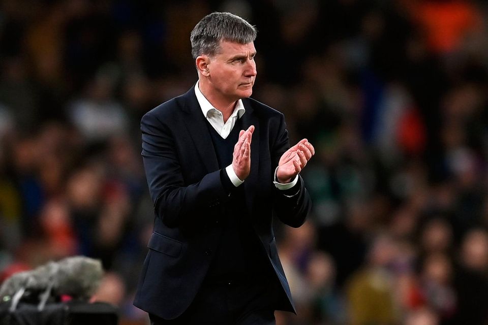 Ireland manager Stephen Kenny during the Euro 2024 qualifier against France