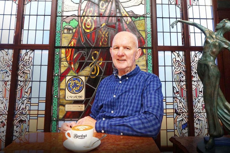 ON WITH THE SHOW: Artist and businessman Paddy Campbell in Bewley’s cafe on Grafton Street, Dublin. Photo: Leon Farrell/Photocall Ireland