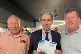 thumbnail: Skypark’s founder Tom McArdle Snr, with An Taoiseach Simon Harris TD and Skypark’s CEO Tom McArdle.