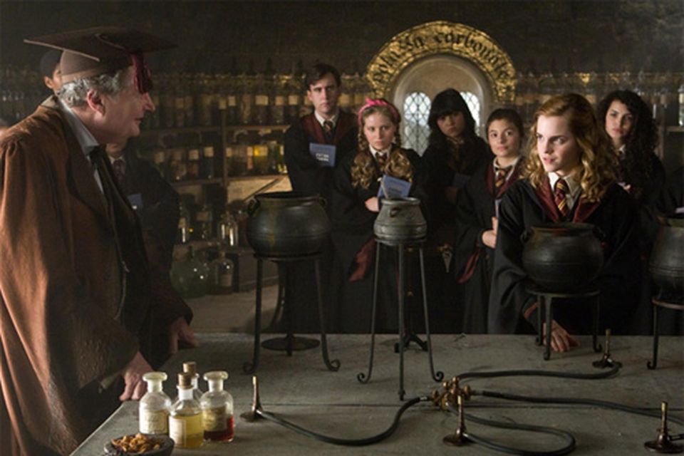 A scene from the new Harry Potter film 'Harry Potter and the Half-Blood Prince'