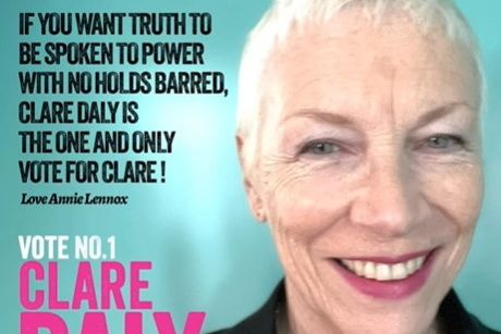 Annie Lennox latest celebrity to support Clare Daly’s European election bid