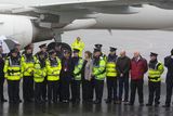thumbnail: Gardai pictured waiting to say goodbye to OPope Francis at Ireland West Airport, Knock.
PIC COLIN O’RIORDAN