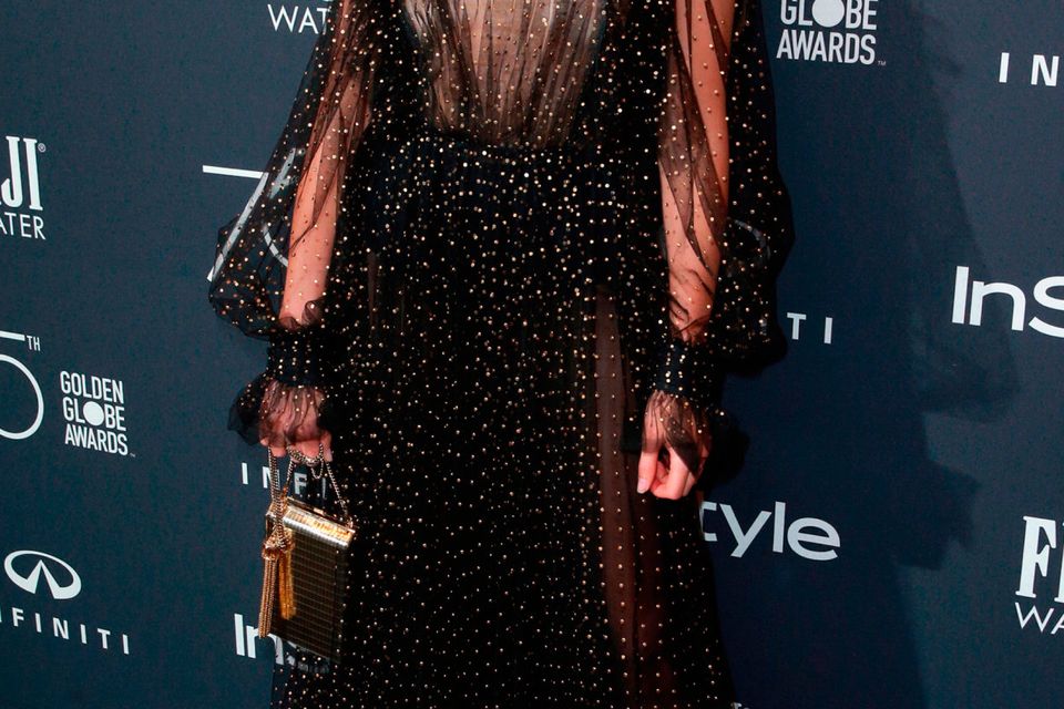 Saoirse Ronan in pretty in pink fringe dress as she leads A-list style at Golden  Globes launch | Irish Independent