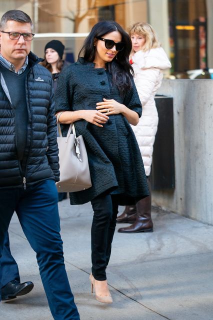 Meghan, Duchess of Sussex is seen in the Upper East Side on February 19, 2019 in New York City. (Photo by Gotham/GC Images)