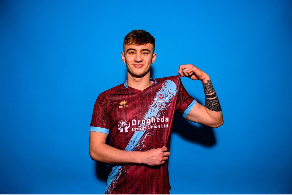 Ben Curtis in Drogheda United colours. Photo: Sportsfile