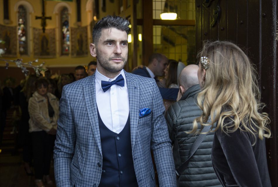 Bernard Brogan at Philly McMahon and Sarah Lacey's Kildare wedding. Picture: Fergal Phillips