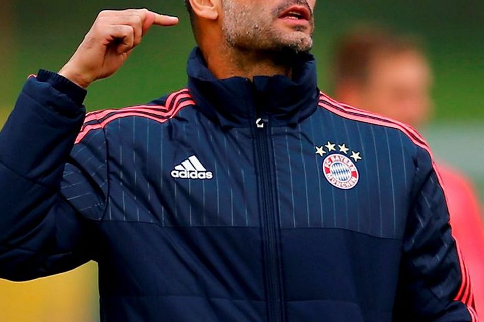 Coach Pep Guardiola of FC Bayern Munich