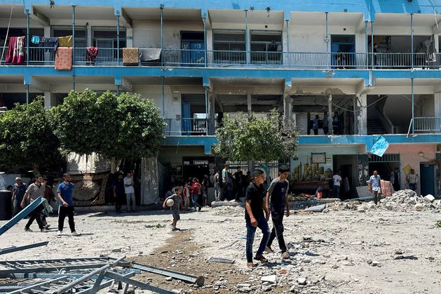 イスラエルの攻撃でガザの学校が40人死亡、うち14人は児童