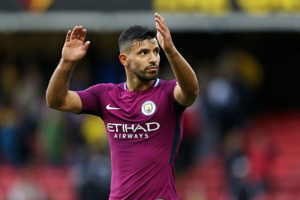 Sergio Aguero is close to becoming Manchester City's all-time record scorer