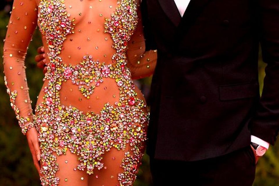 Beyonce and Jay Z attend the "China: Through The Looking Glass" Costume Institute Benefit Gala at the Metropolitan Museum of Art on May 4, 2015 in New York City.  (Photo by Dimitrios Kambouris/Getty Images)