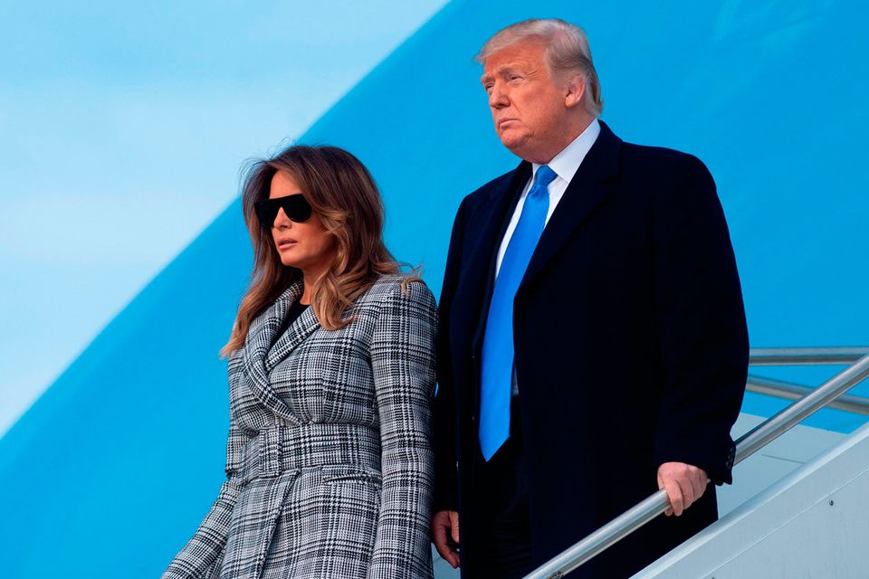 US President Donald Trump and First Lady Melania Trump. Photo: AFP/Getty