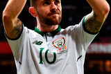 thumbnail: Robbie Brady after the draw in Denmark