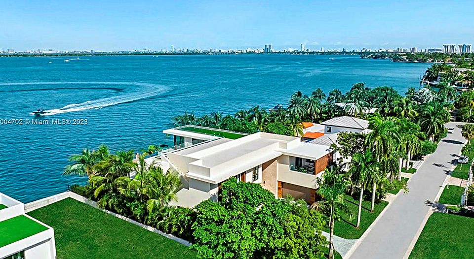 The former Formula One ace is selling this newly built waterfront villa in Miami