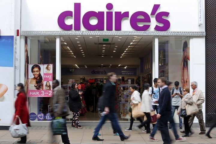 Claire’s shuts all UK and Ireland stores with 1,300 redundancies